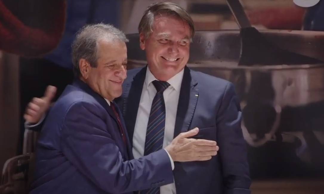 Bolsonaro e Valdemar Costa Neto