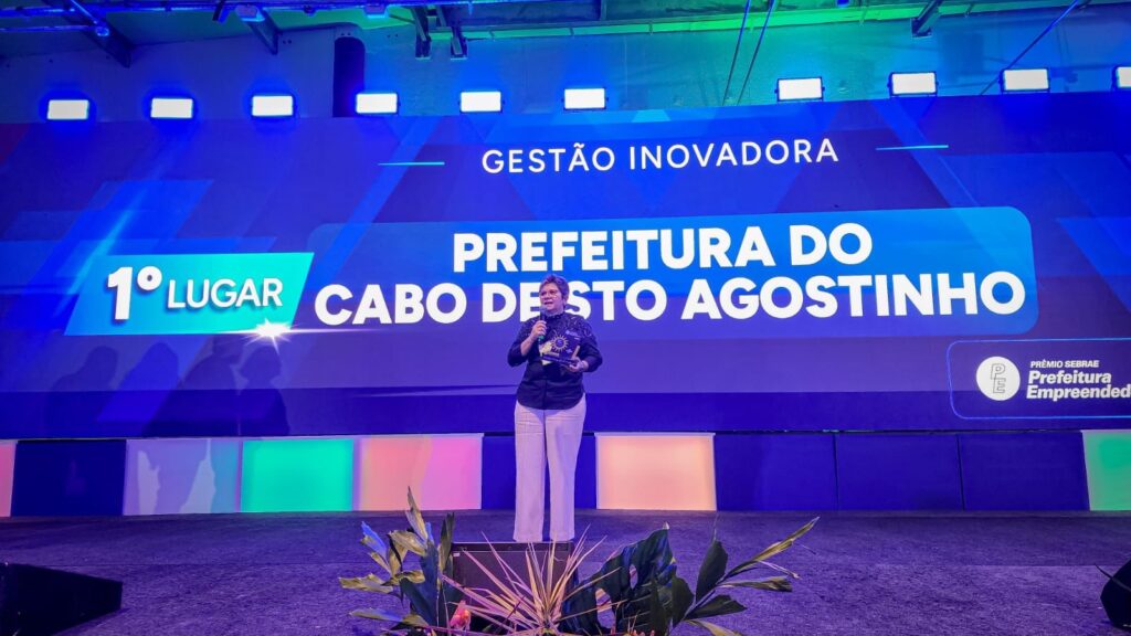 Prêmio Sebrae reconhece eficiência da gestão de Lula Cabral na saúde do Cabo de Santo Agostinho