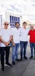 Ex-deputado José Augusto Maia acompanha agendas de João Campos e Diogo Moraes em Santa Cruz do Capibaribe