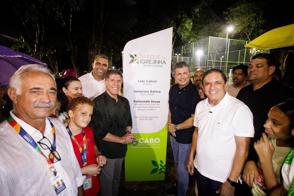 Lula Cabral inaugura Parque da Igrejinha ressignificando entorno do patrimônio histórico-religioso