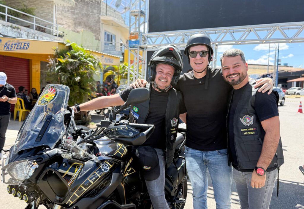 Joãozinho Tenório participa da 17ª edição do Salgueiro Moto Fest ao lado do prefeito Fabinho Lisandro