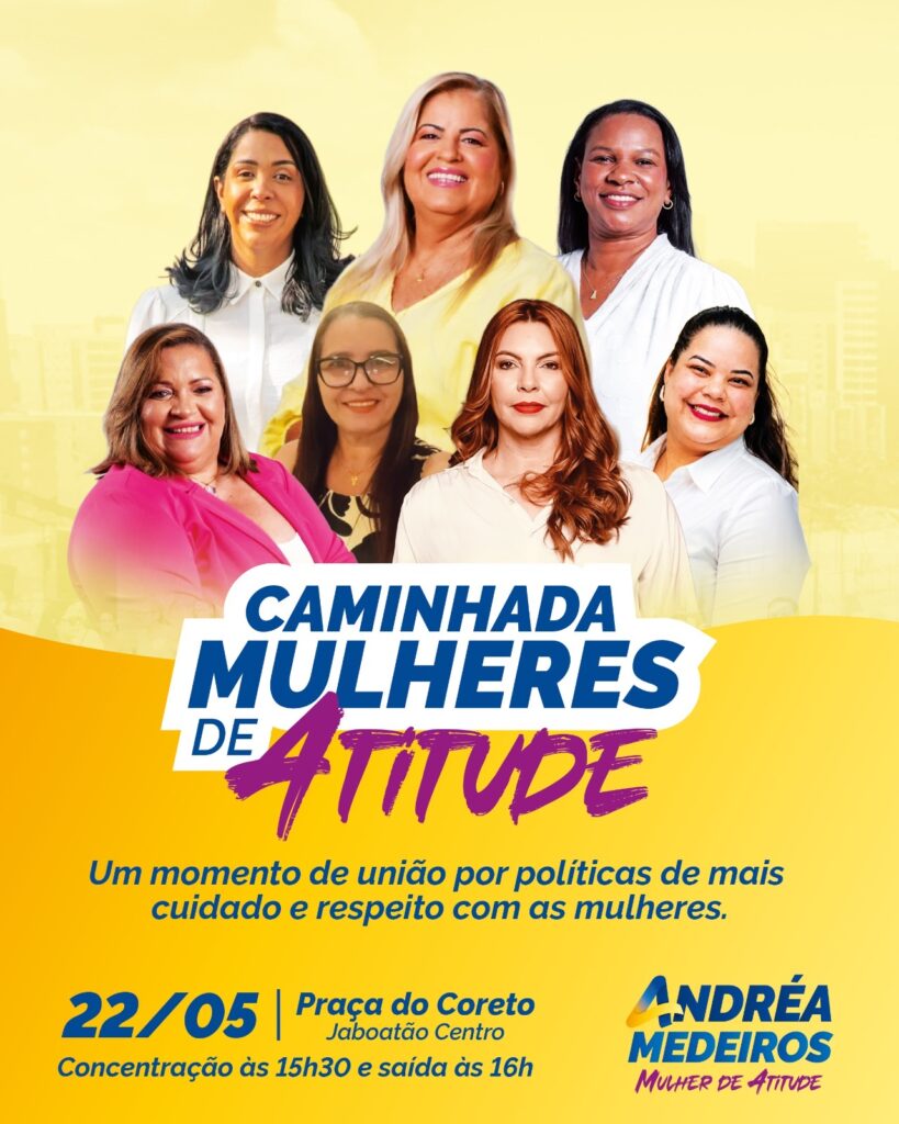 Jaboatão recebe Caminhada Mulheres de Atitude nesta sexta-feira (22)