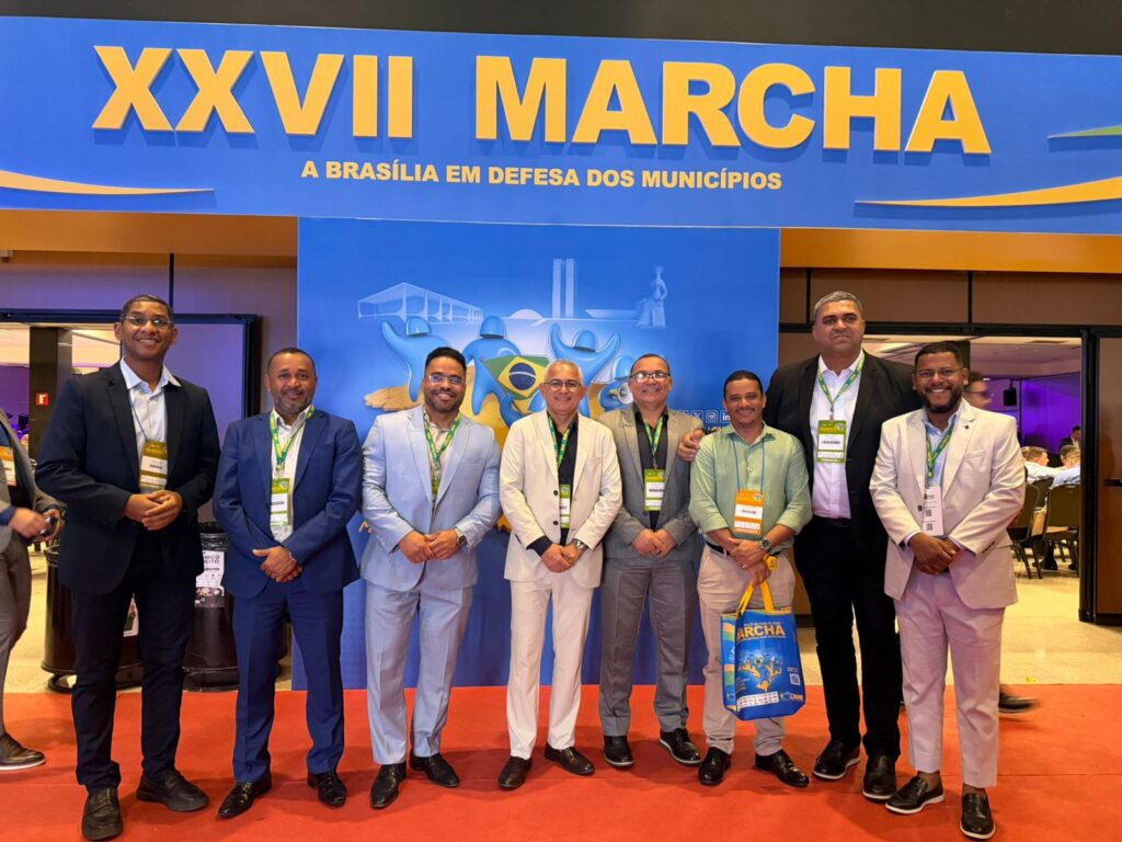 Anderson Bocão, Jamerson Batera e lideranças do Cabo ampliam articulações em Brasília durante Marcha dos Municípios