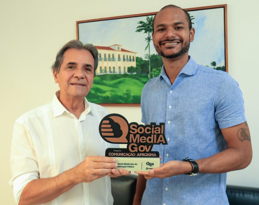 Gestão de Carlos Santana conquista prêmio nacional de comunicação pública e reafirma protagonismo digital