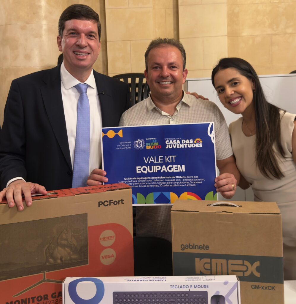 Deputado estadual Joãozinho Tenório participa de ação em apoio às Casas das Juventudes ao lado do prefeito Fabinho Lisandro