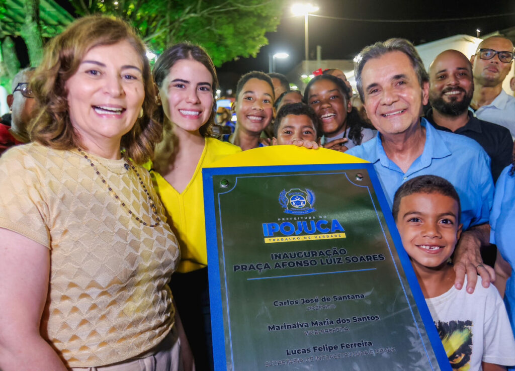 Prefeito Carlos Santana entrega praça requalificada em Camela e amplia espaços de convivência para a população ipojucana