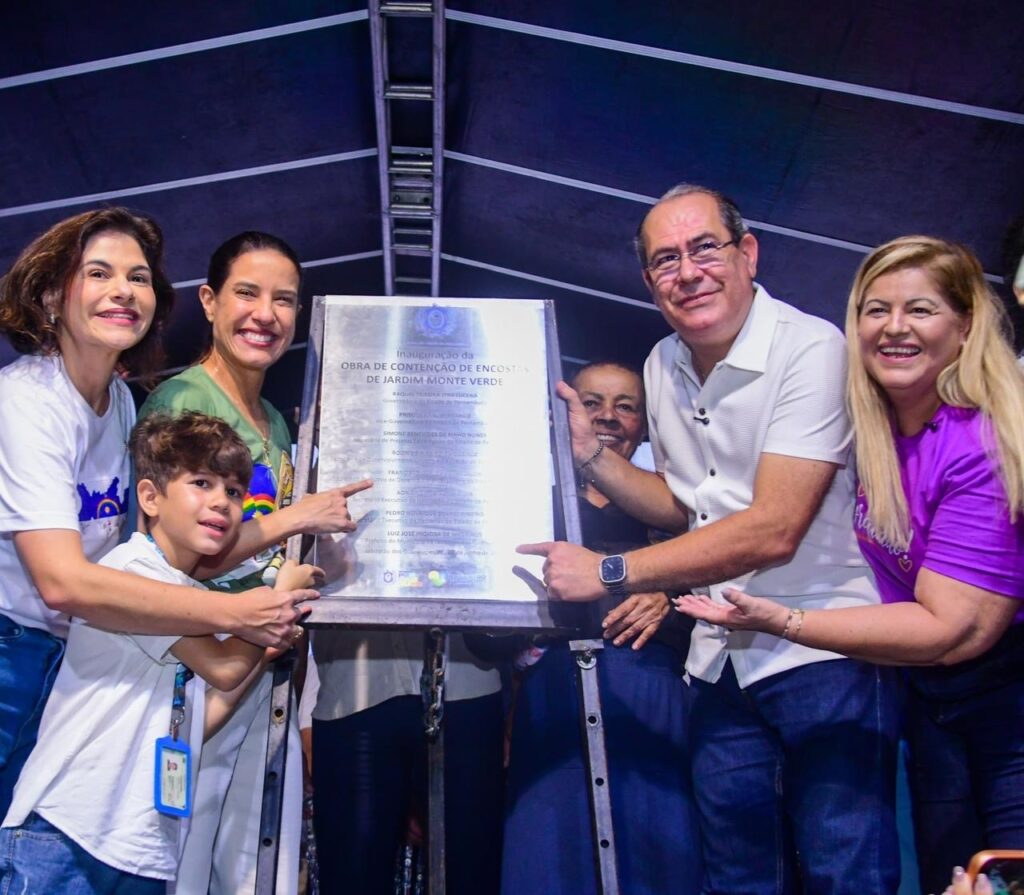 Raquel Lyra e Mano Medeiros inauguram um novo Jardim Monte Verde