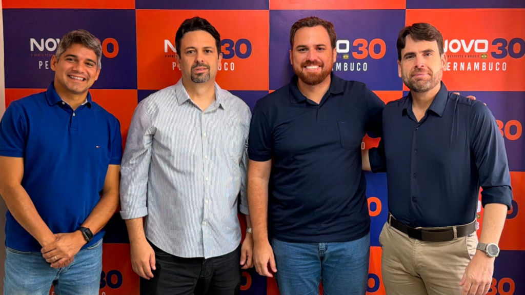 Partido Novo Pernambuco intensifica articulações e prepara convenção que definirá rumos da legenda para 2026