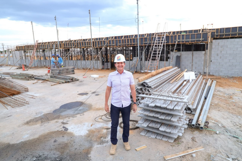 Primeiro hospital público de Olhos de Petrolina acelera obras e começa a ganhar forma