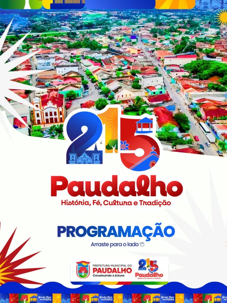 Paudalho celebra 215 anos de história com programação especial que une cultura, esporte, fé e tradição