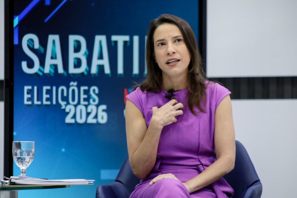 Raquel diz que “Pernambuco está pronto para o futuro” e que esse tempo já acontece agora, em sabatina do JC