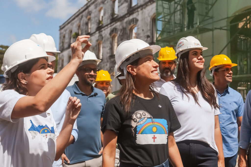 Mirella e Raquel vistoriam obras estratégicas que impulsionam cultura, educação e ciência