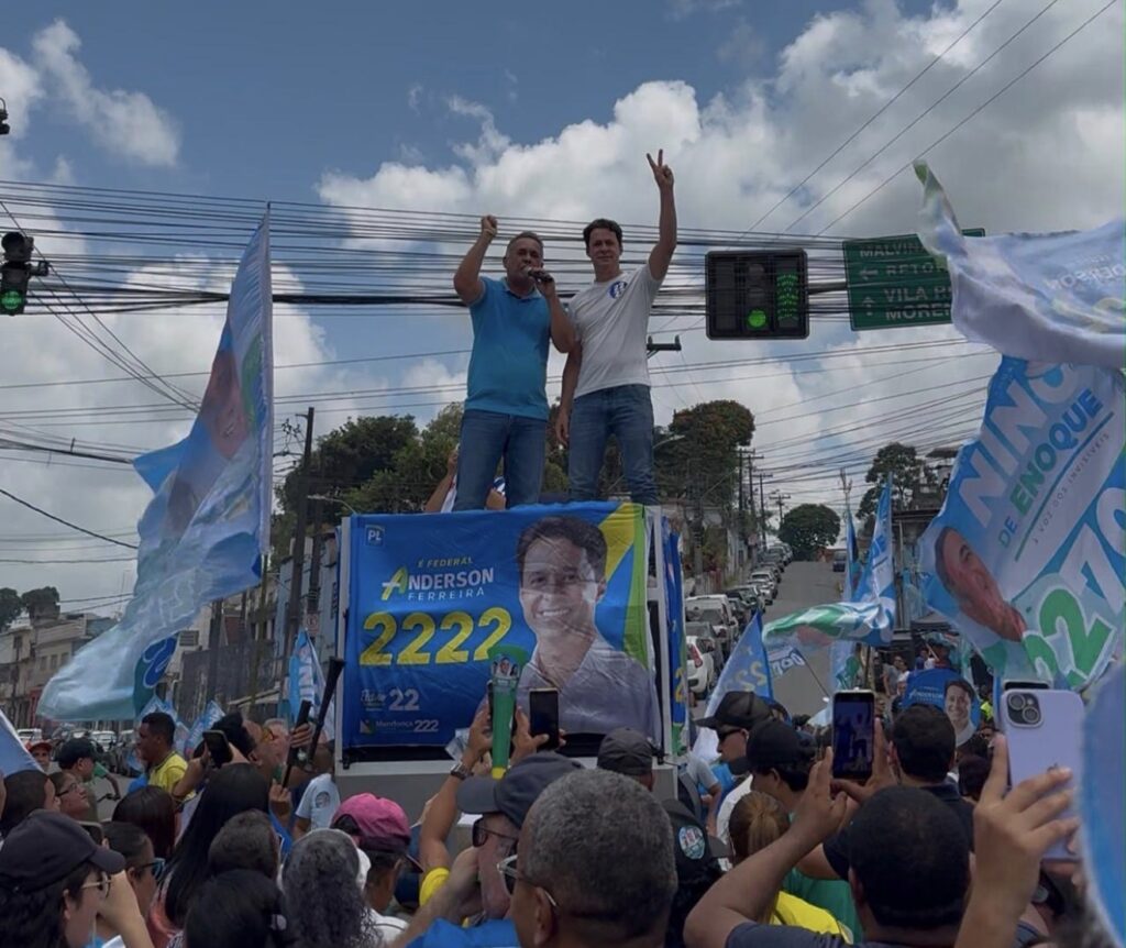 Anderson Ferreira arrasta multidão em Jaboatão Centro