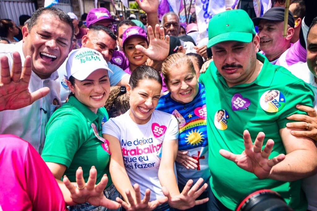 Andréa Medeiros e Raquel Lyra têm base consolidada na Zona Norte do Recife, com apoio do vereador Agora É Rubem