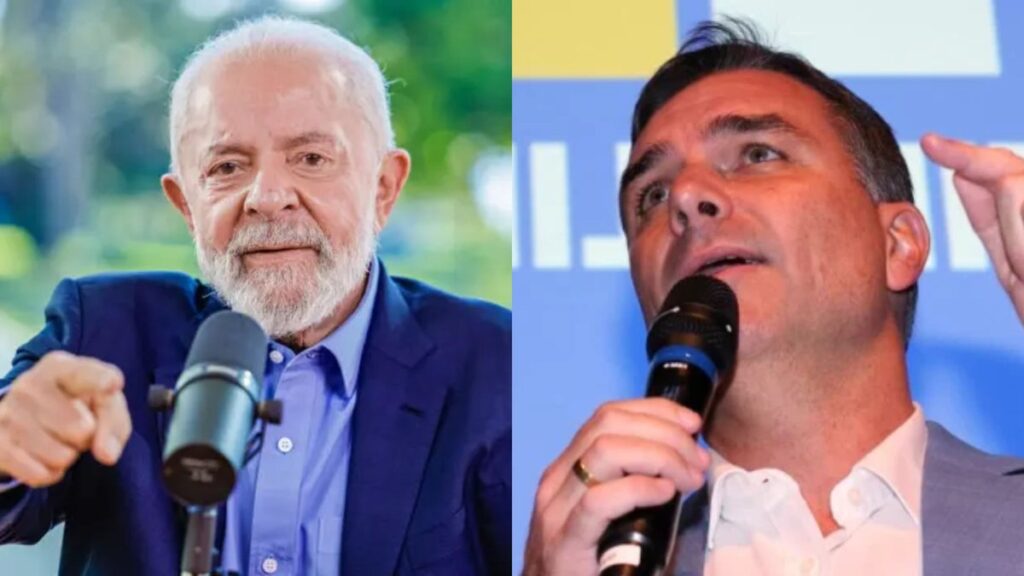 Pesquisa PoderData aponta empate entre Lula e Flávio Bolsonaro com 50% dos votos válidos