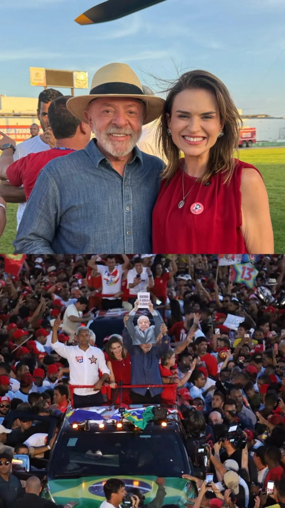 Ao lado de Lula, Marília Arraes participou de grande caminhada que marcou o último ato da campanha à reeleição do petista em PE e na BA