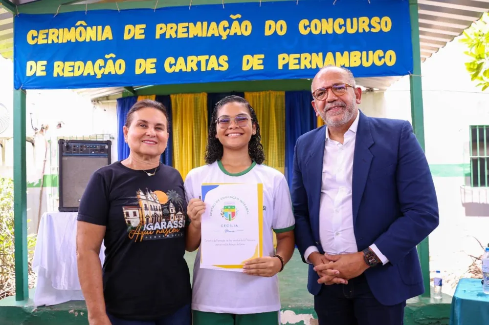 Estudante de Igarassu é destaque no 55° Concurso Internacional de Redação de Cartas